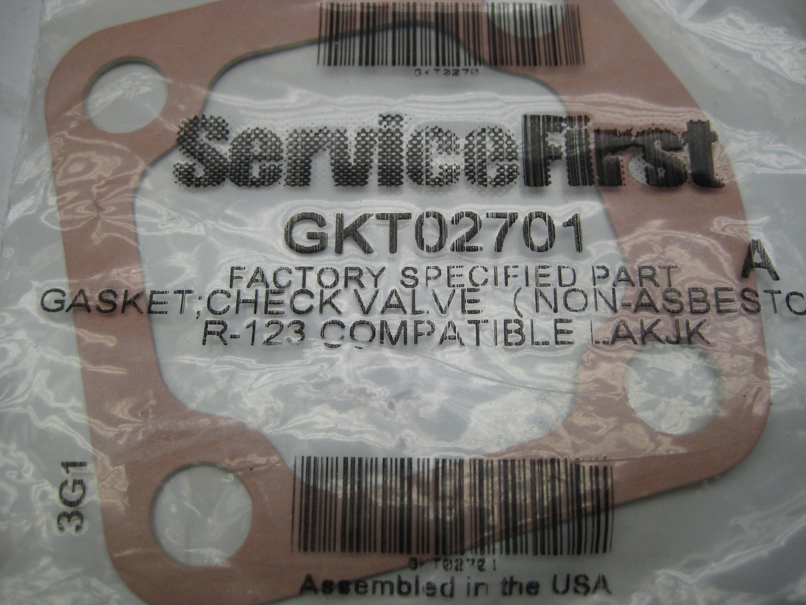 SERVICE FIRST GKT02701 GASKET NSMP