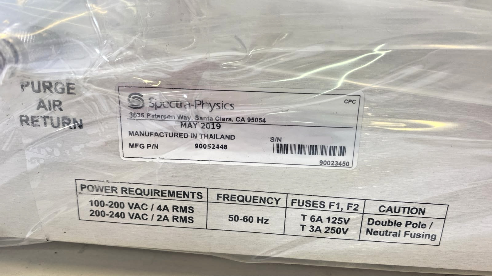 ✅ SPECTRA-PHYSICS 90052448 POWER SUPPLY