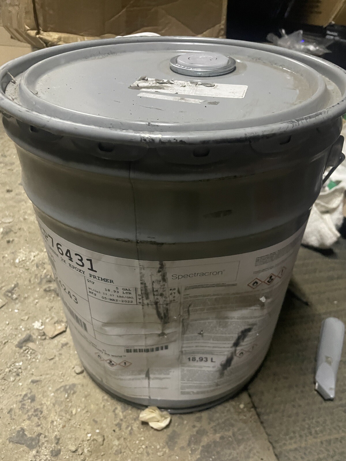 PPG SEP76431 2.8 VOC GREEN 2K EPOXY PRIMER SPECTRACRON 5 GALLONS RARE 18 LITERS