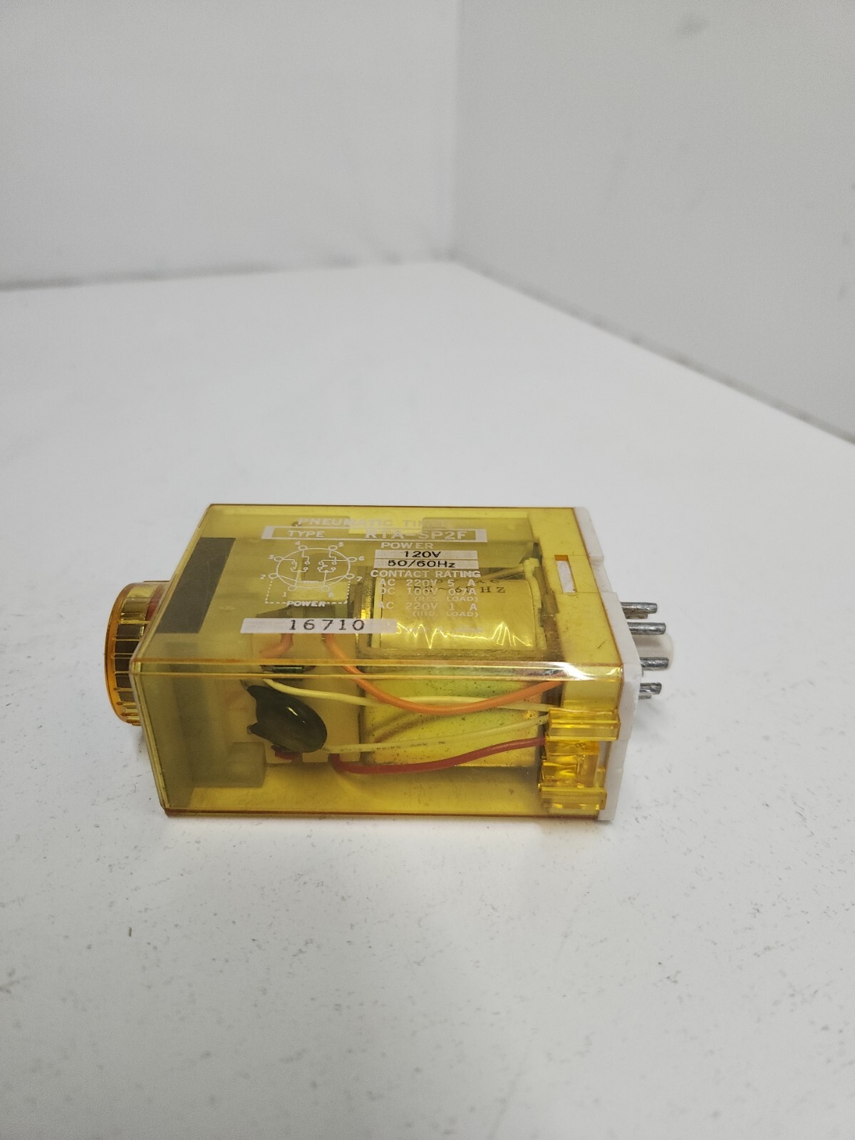 IDEC IZUMI RTA-SP2F PNEUMATIC TIMER RTASP2F, 120V, 50/60HZ