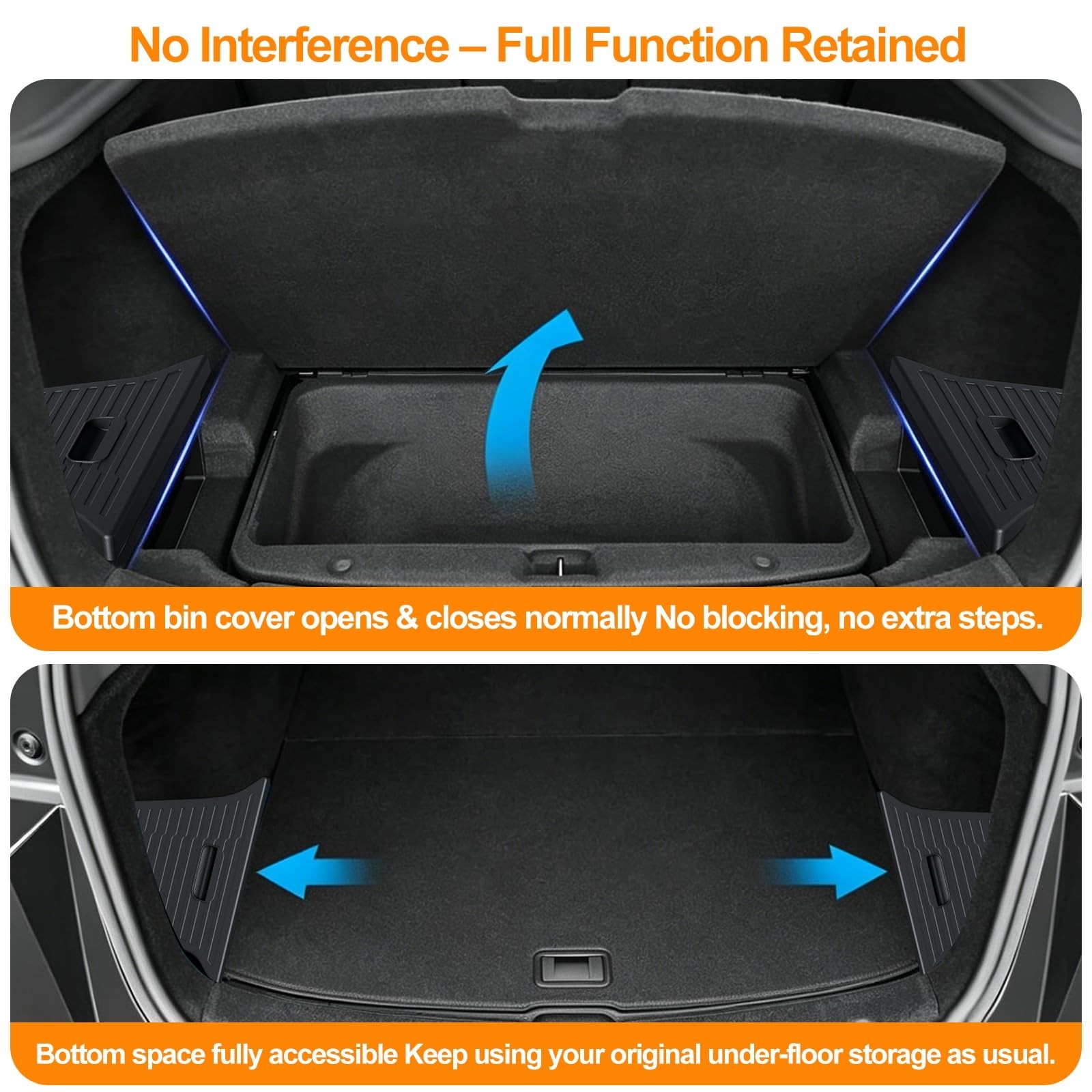 Trunk Storage Bins for 2025 2026 Tesla Model Y Juniper | 2PCS TPE Rear Cargo …