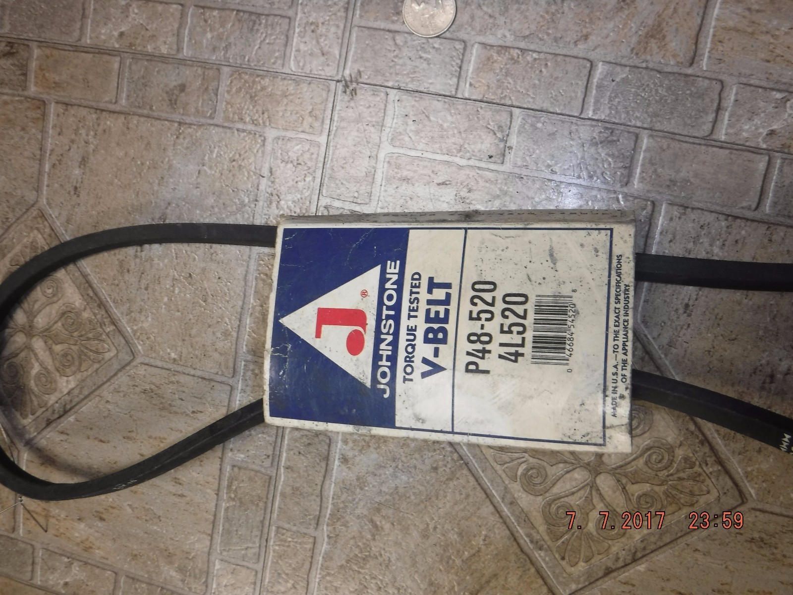 JOHNSTONE P48-520/4L520 V-Belt