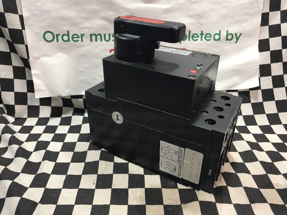 ABB Circuit Breaker TYPE AS, 150A, 3P, UXAB 727131 R 127, SHIPSAMEDAY#BOX 4 “T”