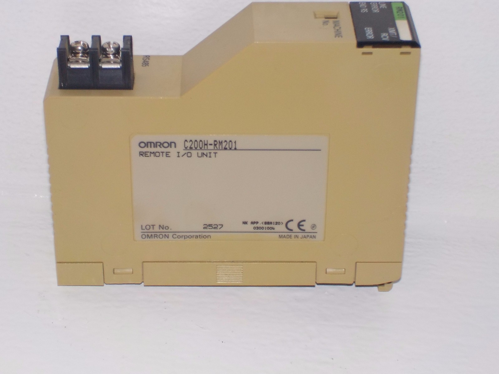 OMRON C200H-RM201 USED REMOTE I/O UNIT C200HRM201