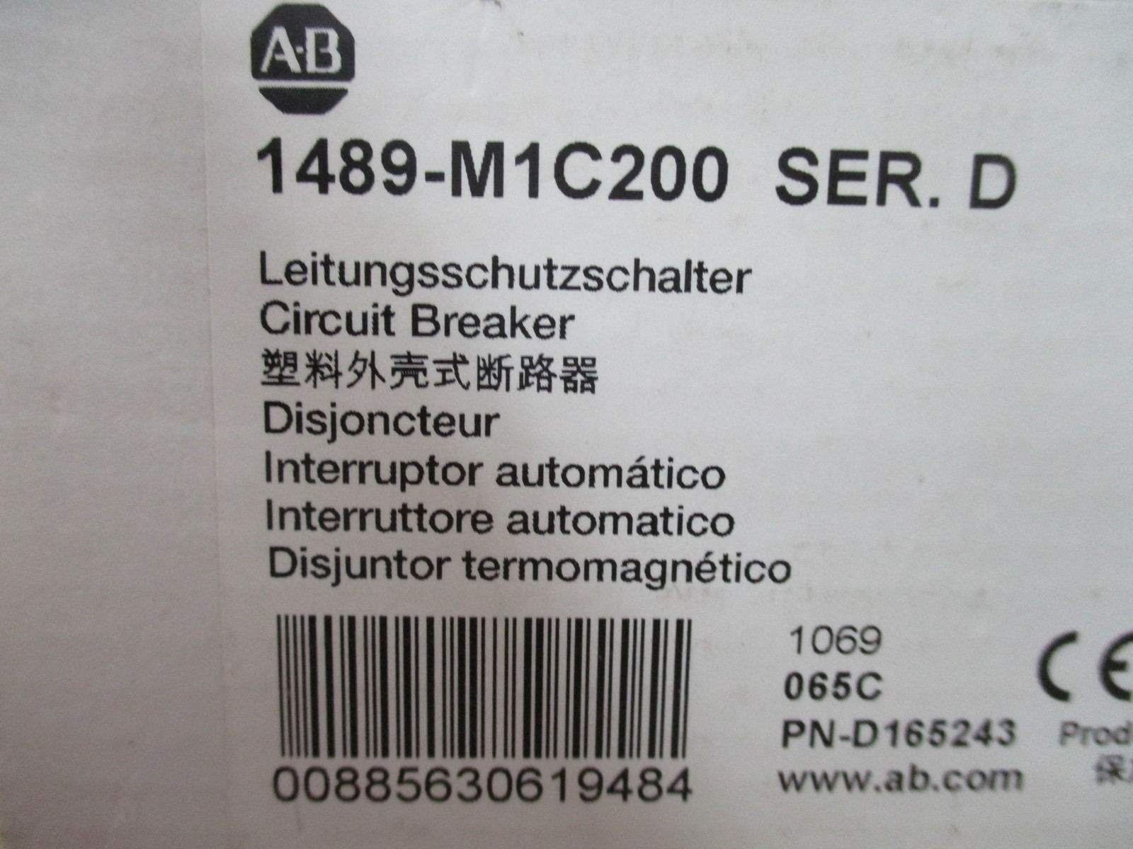 Allen Bradley 1489-M1C200 Circuit Breaker 20AMP