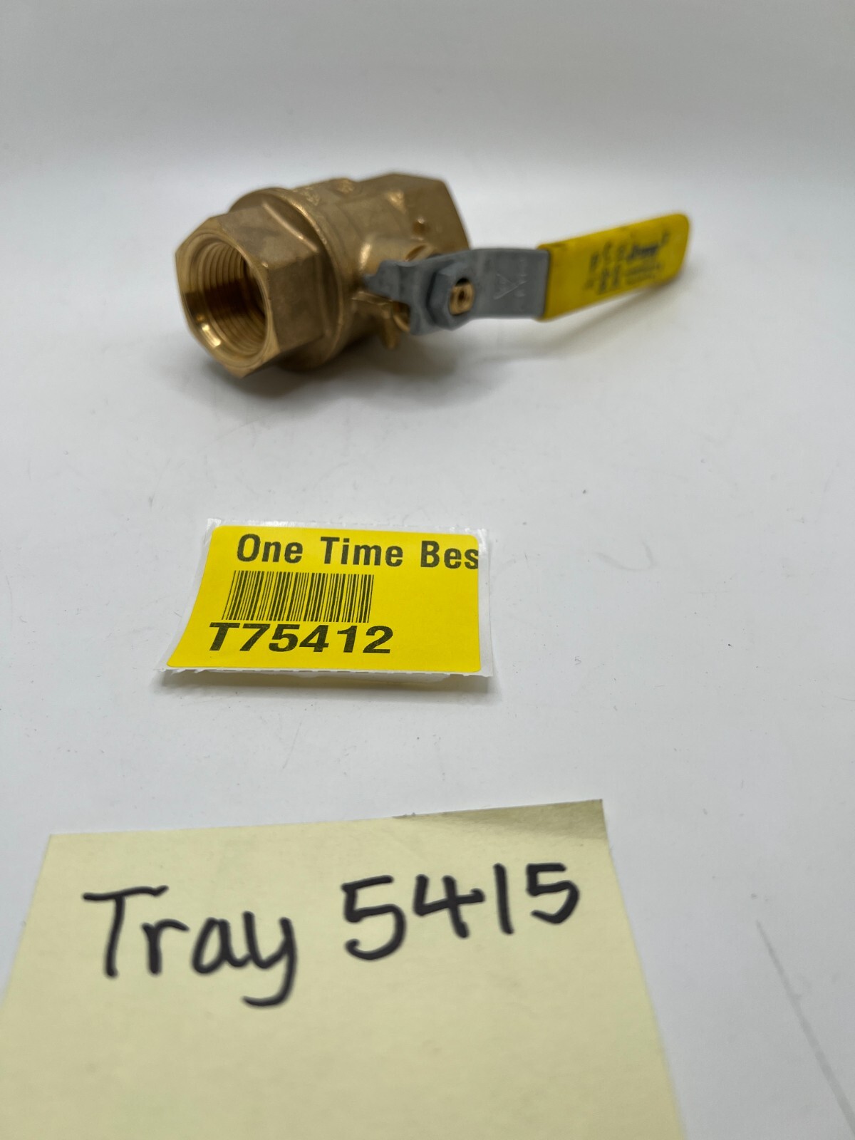 Jomar 3/4″ TWO PIECE BRASS, GAS SHUT OFF BALL VALVE T-100NE