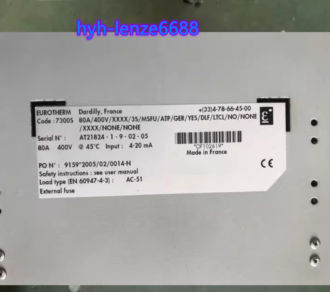 🔥GOOD 7300S 80A/400V/XXXX/3S/MSFU/ATP/GER/YES/DLF/LTCL/NO/NONE/XXXX/NONE/NONE