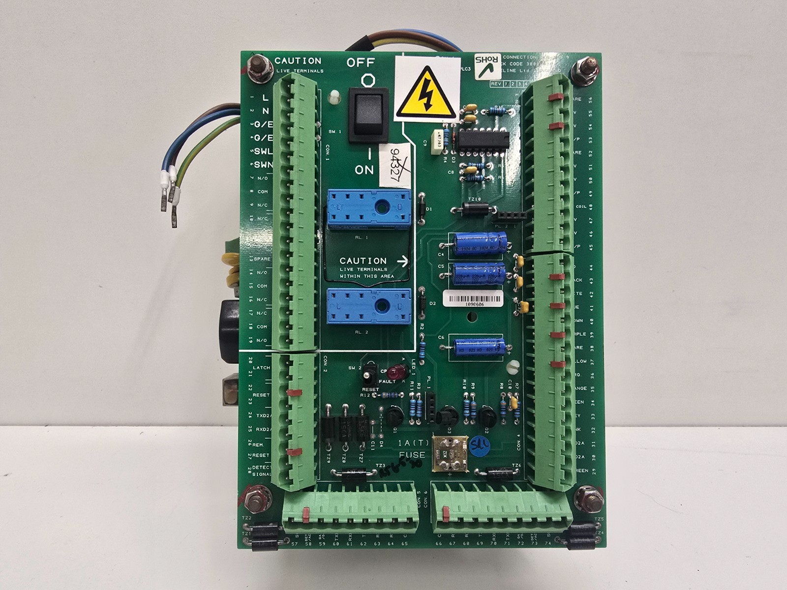 GOOD USED! WINSUN 100-240VAC POWER SUPPLY W/ SAFELINE 3800-036 WS50-3BAC