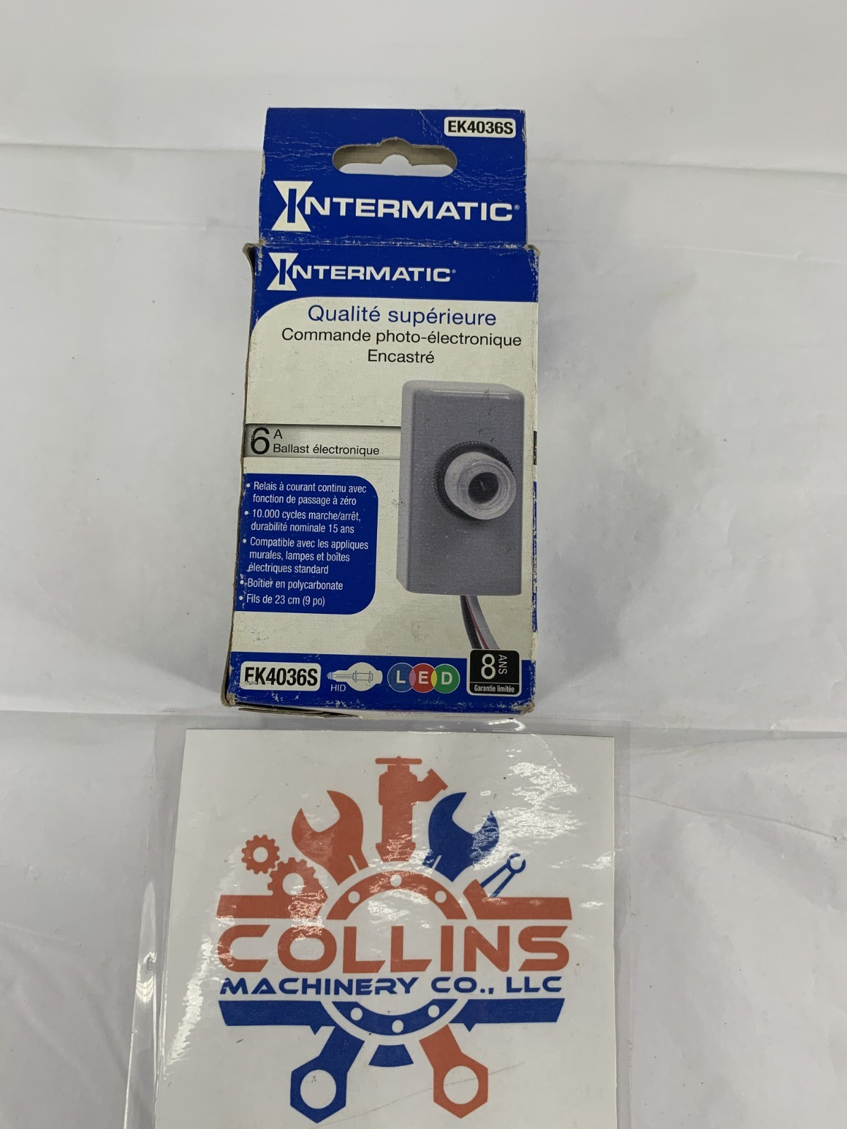 Intermatic EK4036S NightFox Button Electronic Photocontrol Automatic Dusk/Dawn