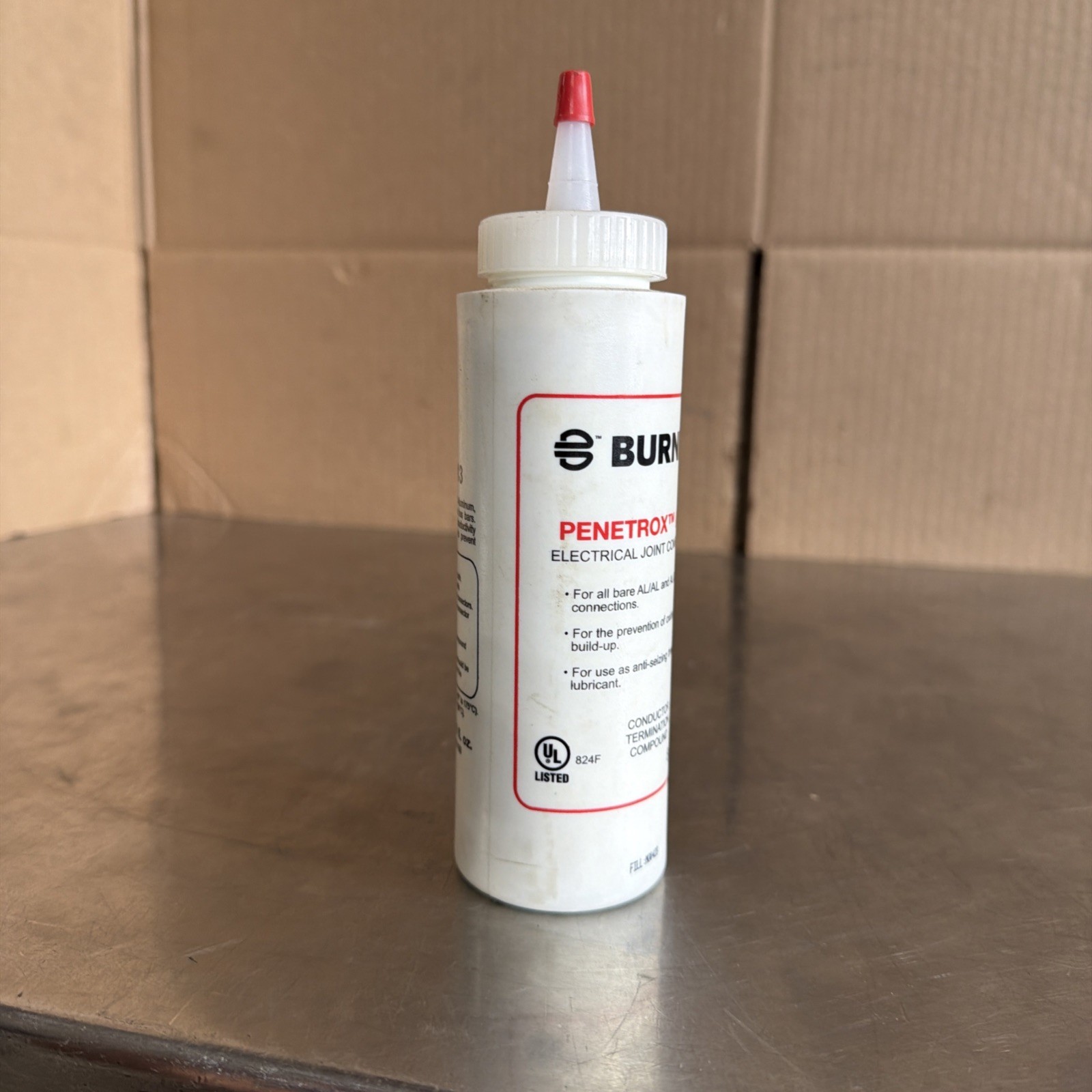 Burndy Penetrox A-13 Electrical Joint Compound 8 oz Aluminum Anti-Oxidant