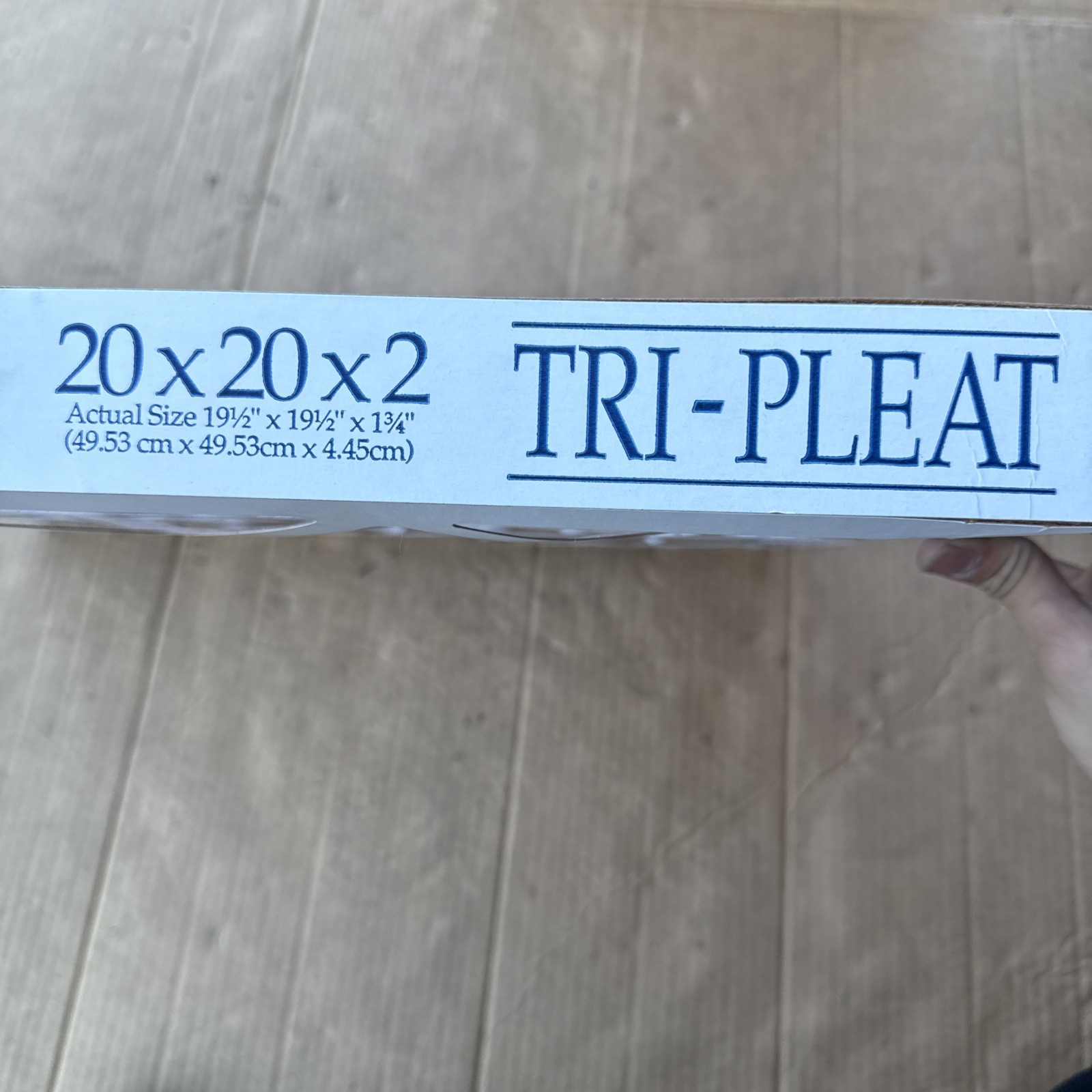 Tri Dim 825P Tri-Pleat 20″ x 20″ x 2″ Air Filter Lot Of 12 IN BOX