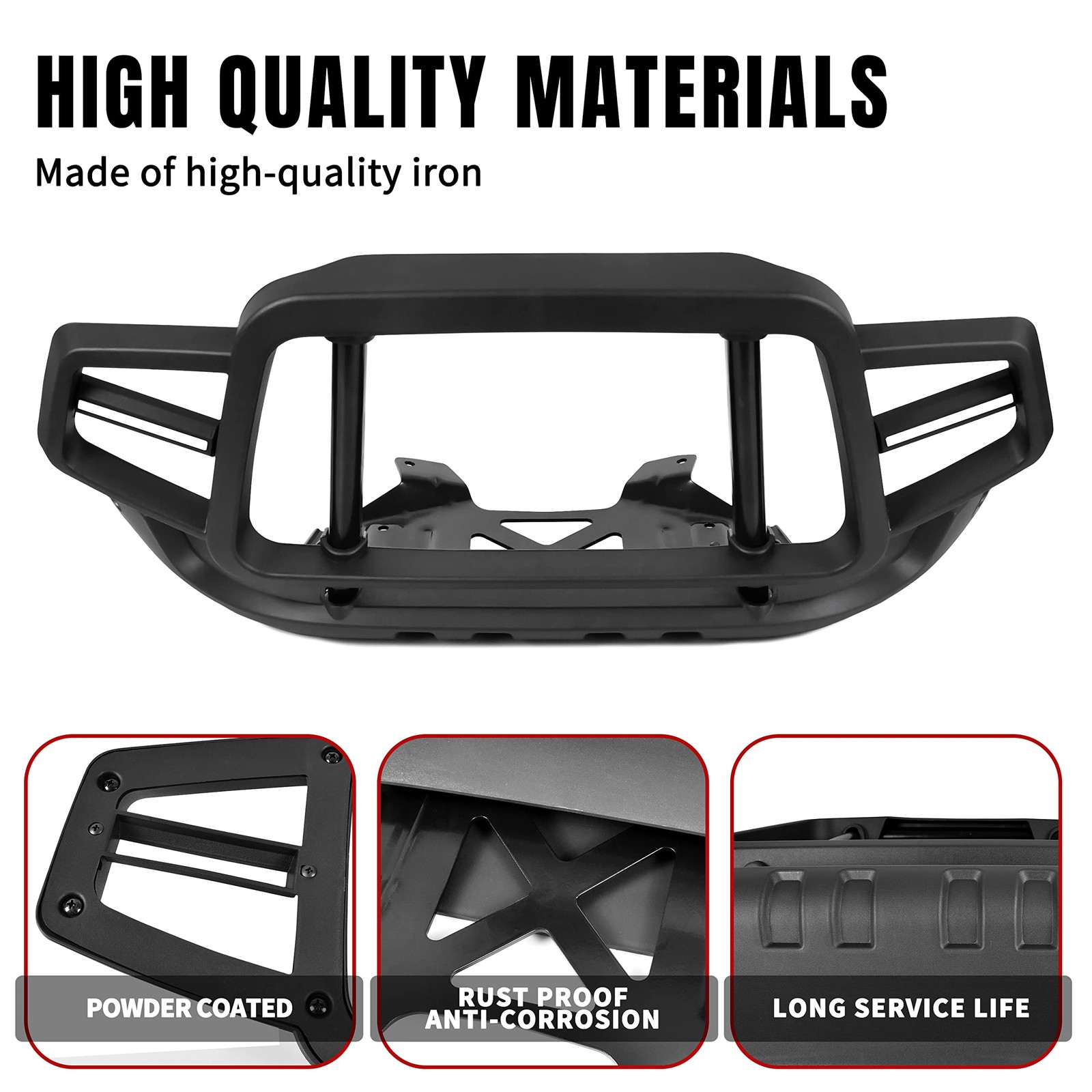 Front Bumper Guard Kit for Can Am Ryker 600 900 Sport & Rally Edition All Mod…