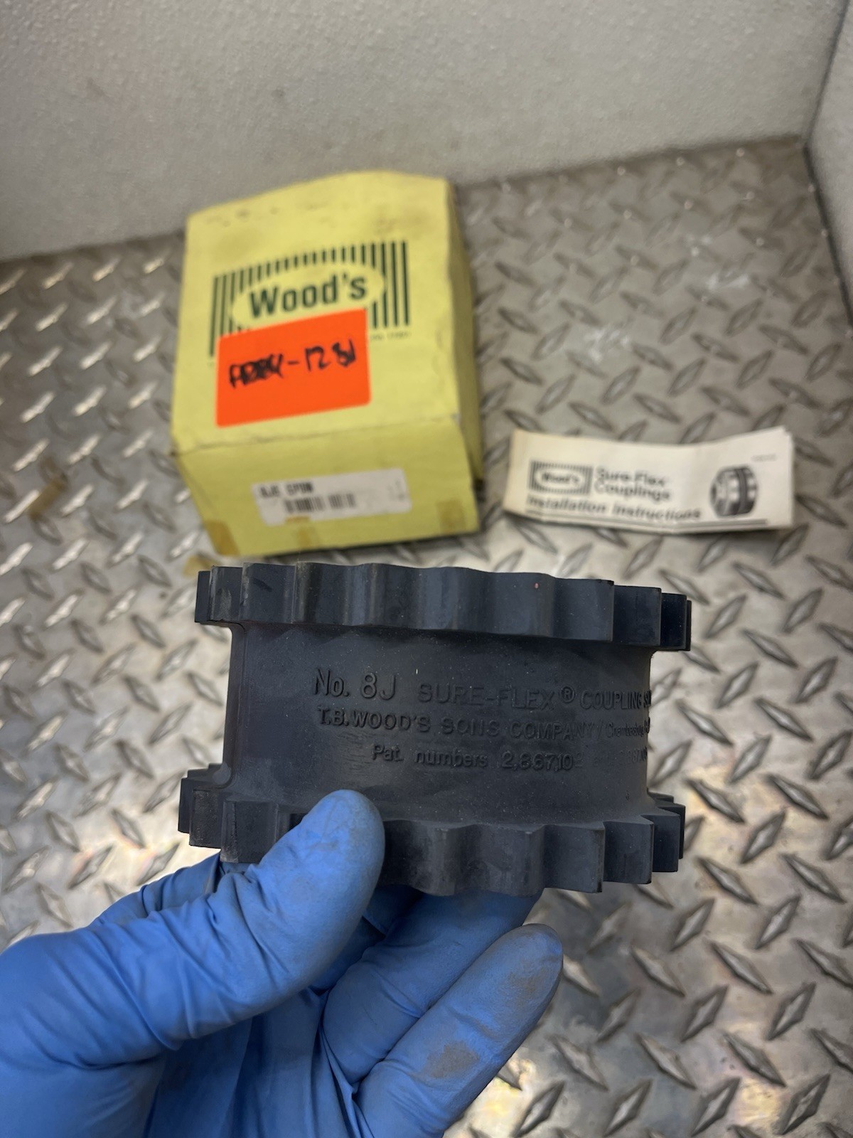 Tb Woods 8JE EPDM Sure-flex Coupling Insert Sleeve