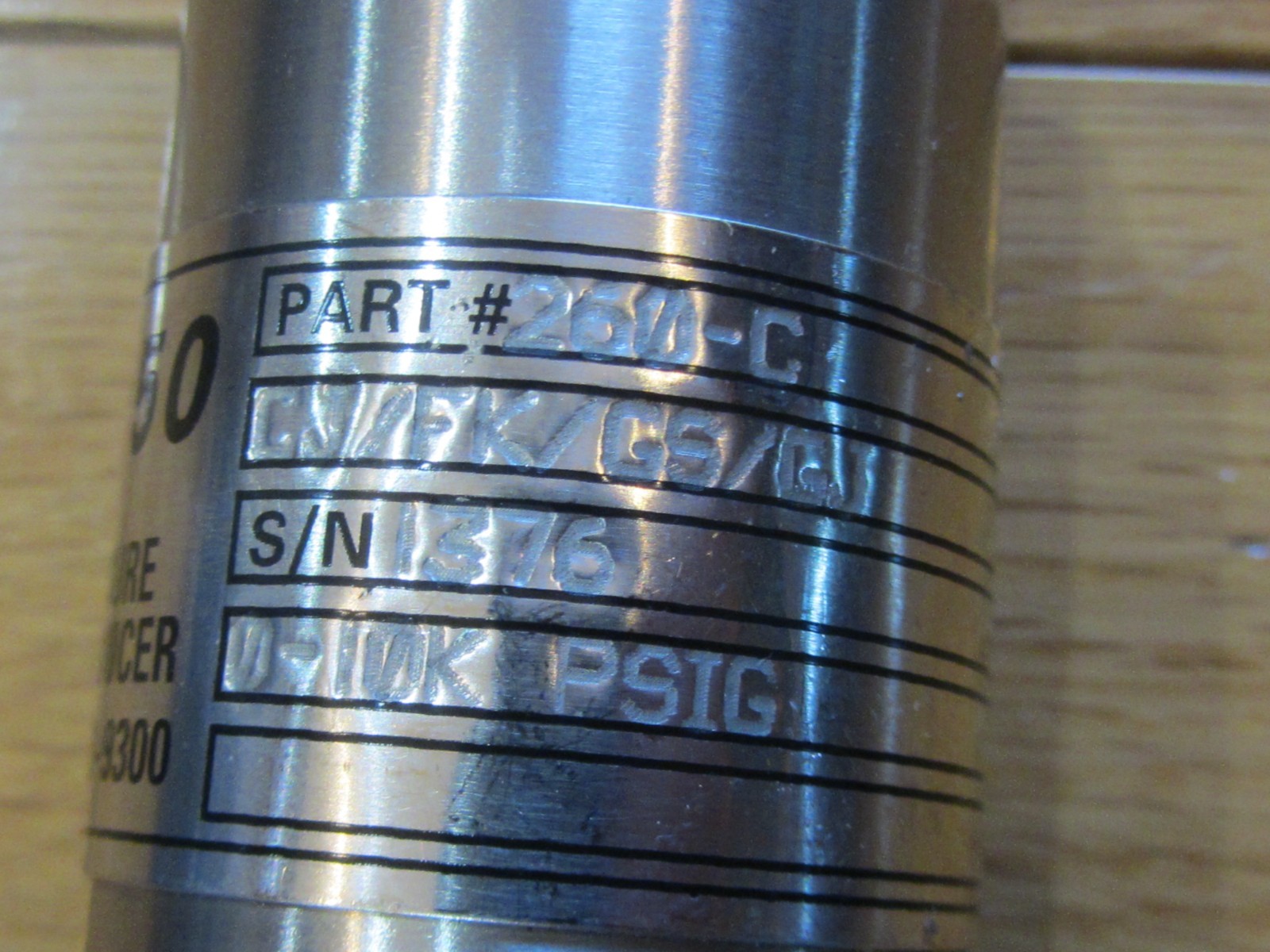 GP:50 Weco Hammer Union Pressure Transducer Transmitter Mode 260-C! MINT & COOL!