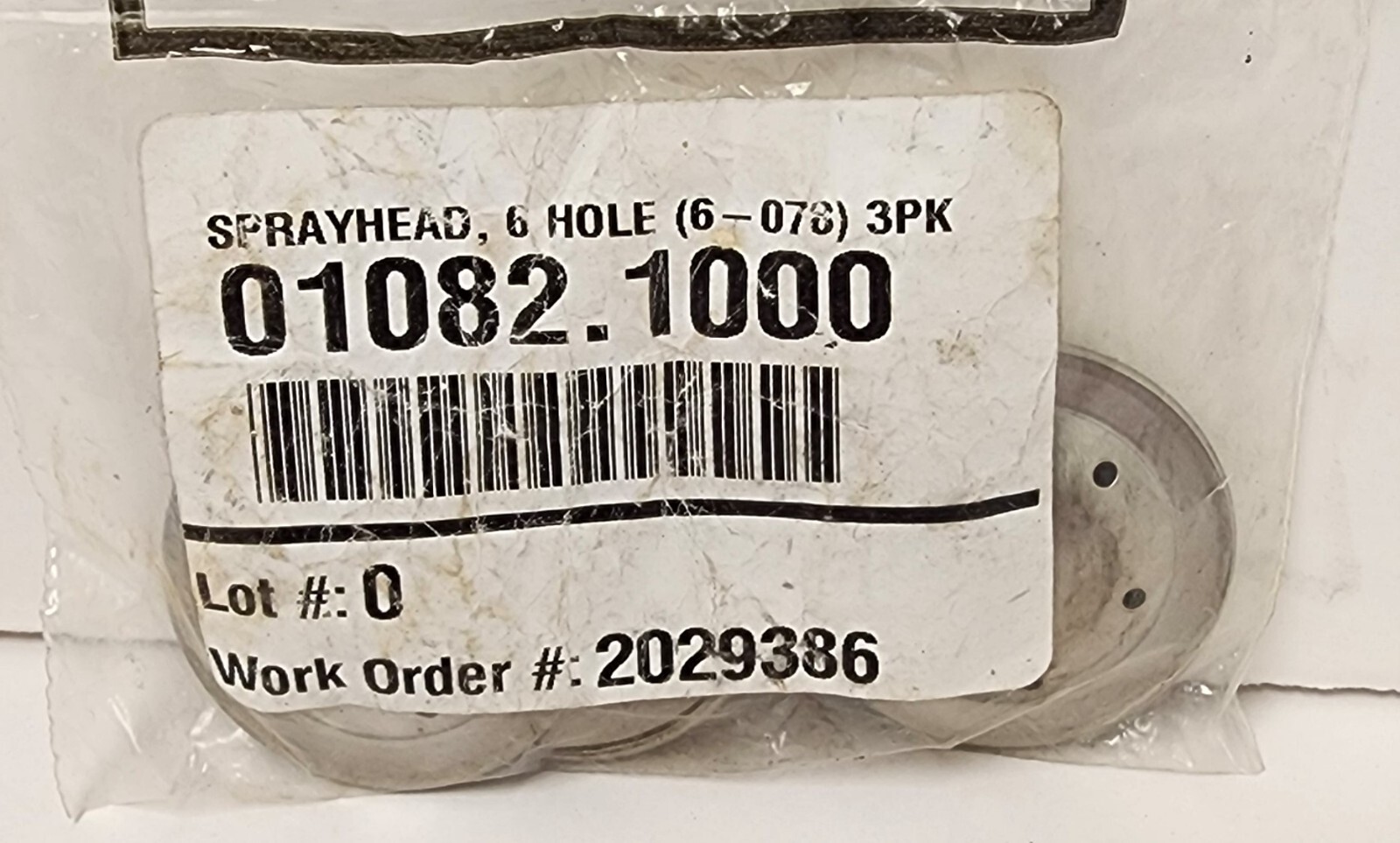 1 new Bunn Sprayhead, 6 hole , (6-078) 3 pk 01082.1000