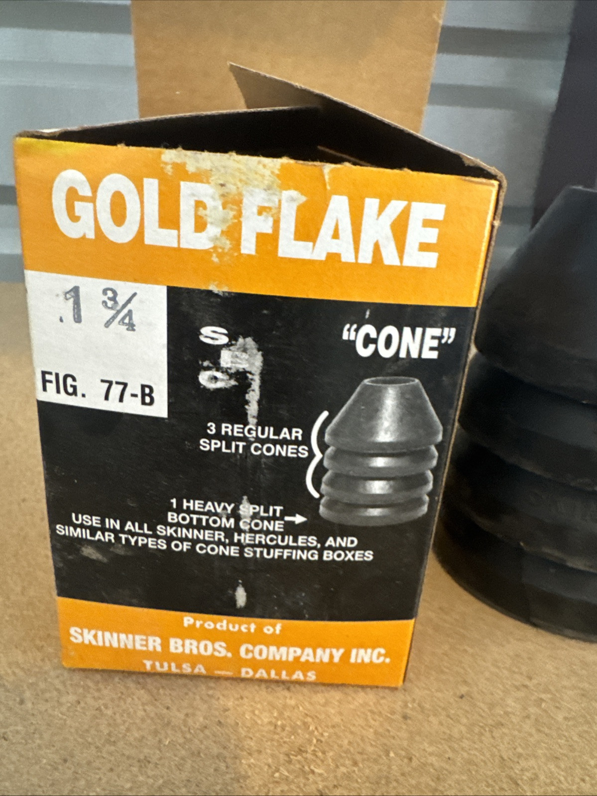Skinner Gold Flake 4640 Cone Packing 1-3/4