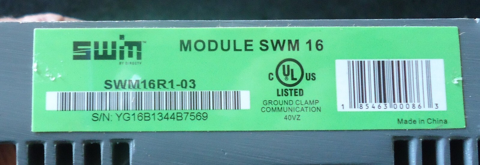 Directv Swin model# SWM16R1-03.
