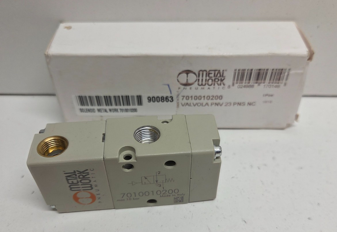 NEW IN BOX! METAL WORK PNUEUMATIC 3/2 1/8″ PILOT OPERATED VALVE 7010010200