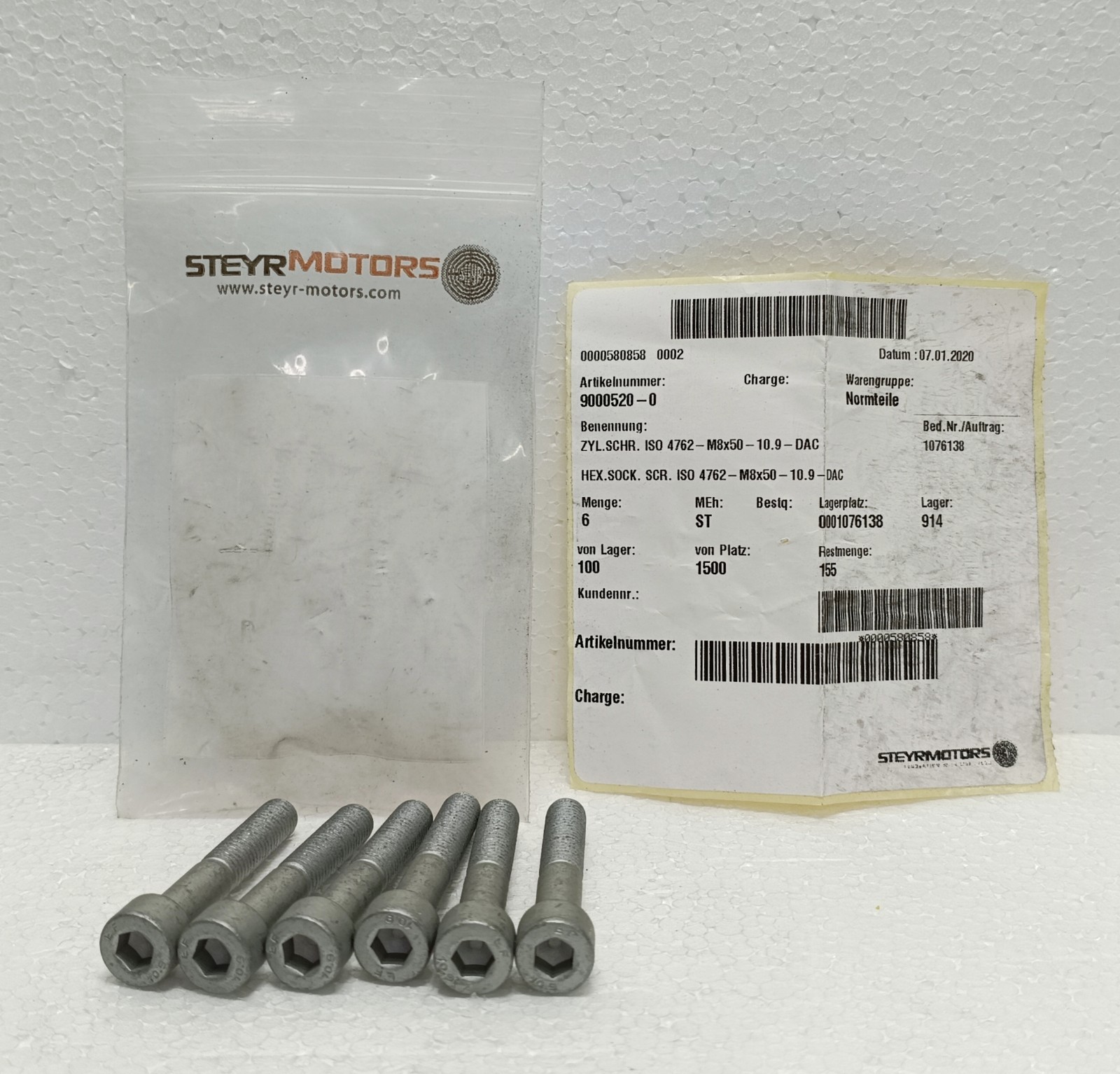 STEYR MOTORS Z002066-V Marine Transmission Coupling Kit 26T 20/40 New Surplus