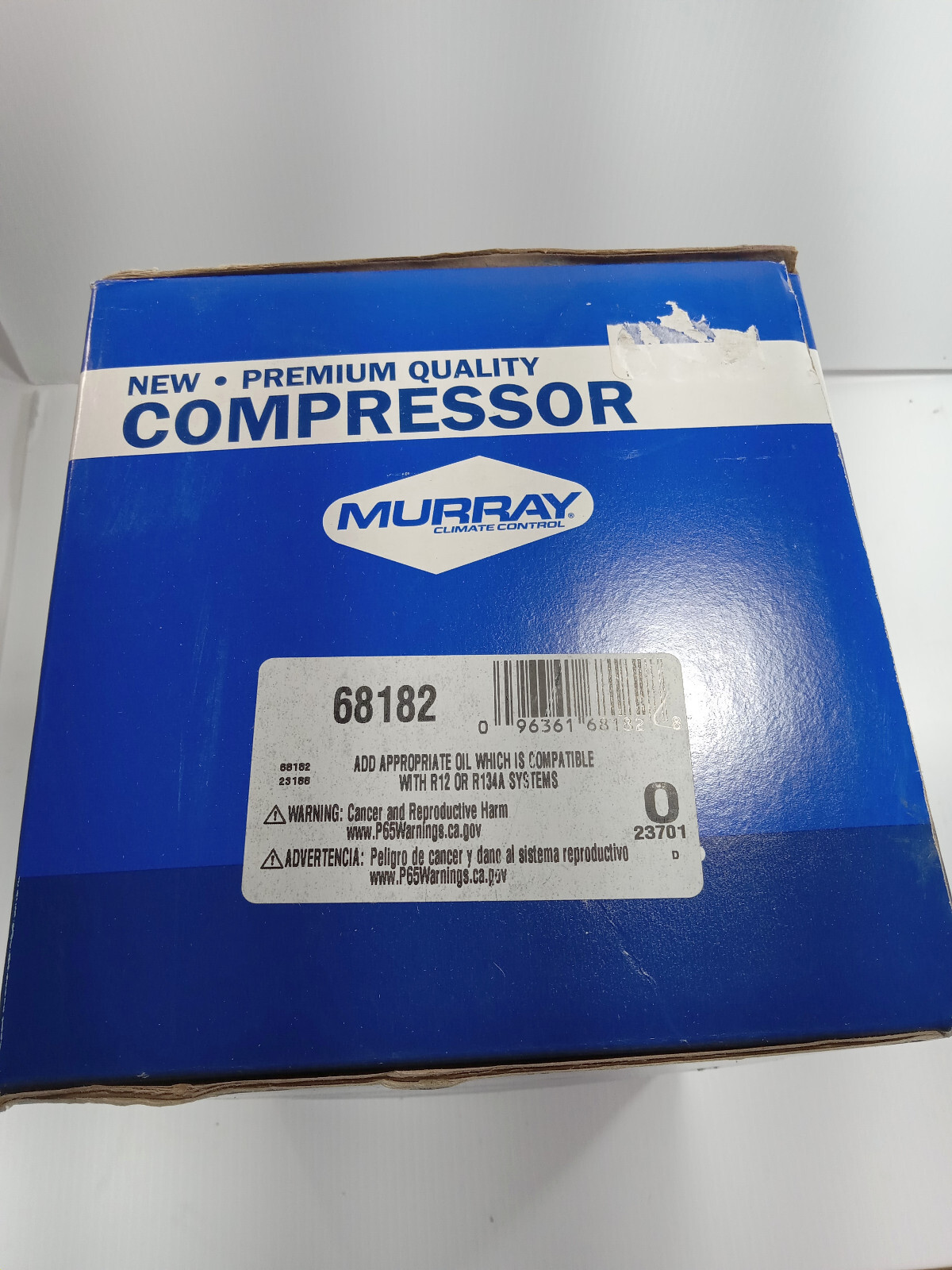 1 NEW MURRAY 68182/HS18 AUTOMOTIVE A/C COMPRESSOR NIB ***MAKE OFFER***