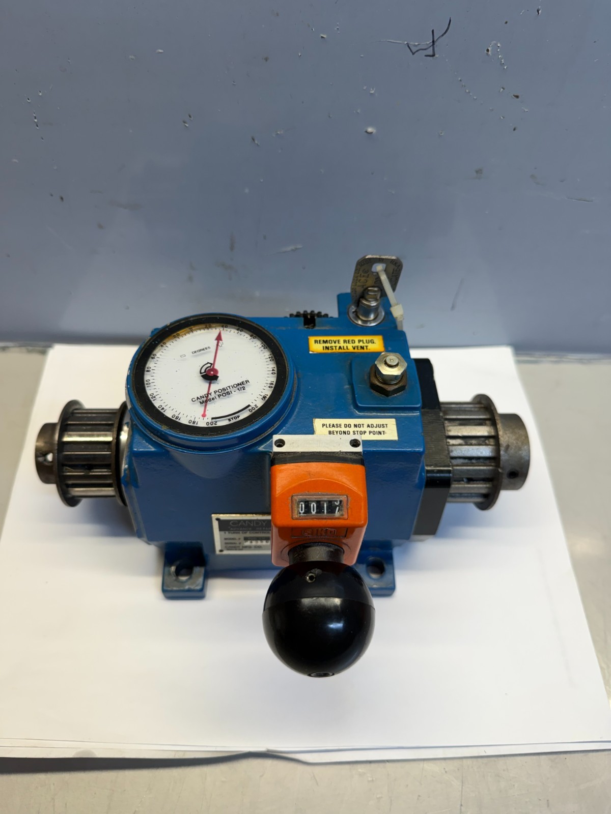 CANDY POSITIONER MODEL POSI-1/2, 1750RPM FREE SHIPPING