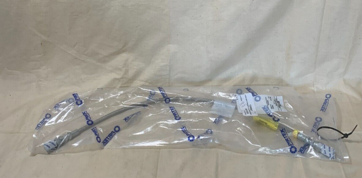 Pirtek 750mm Stainless Steel Braided Hose Assembly STH04 1/4in 206 BAR