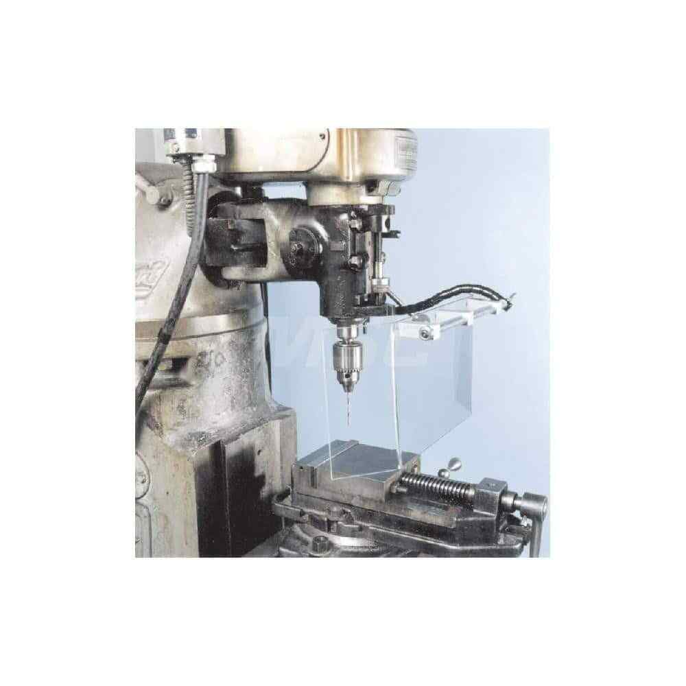 Flexbar 13055 Milling Machine Visor Guard with Base, Lexan, 8″ x 16″
