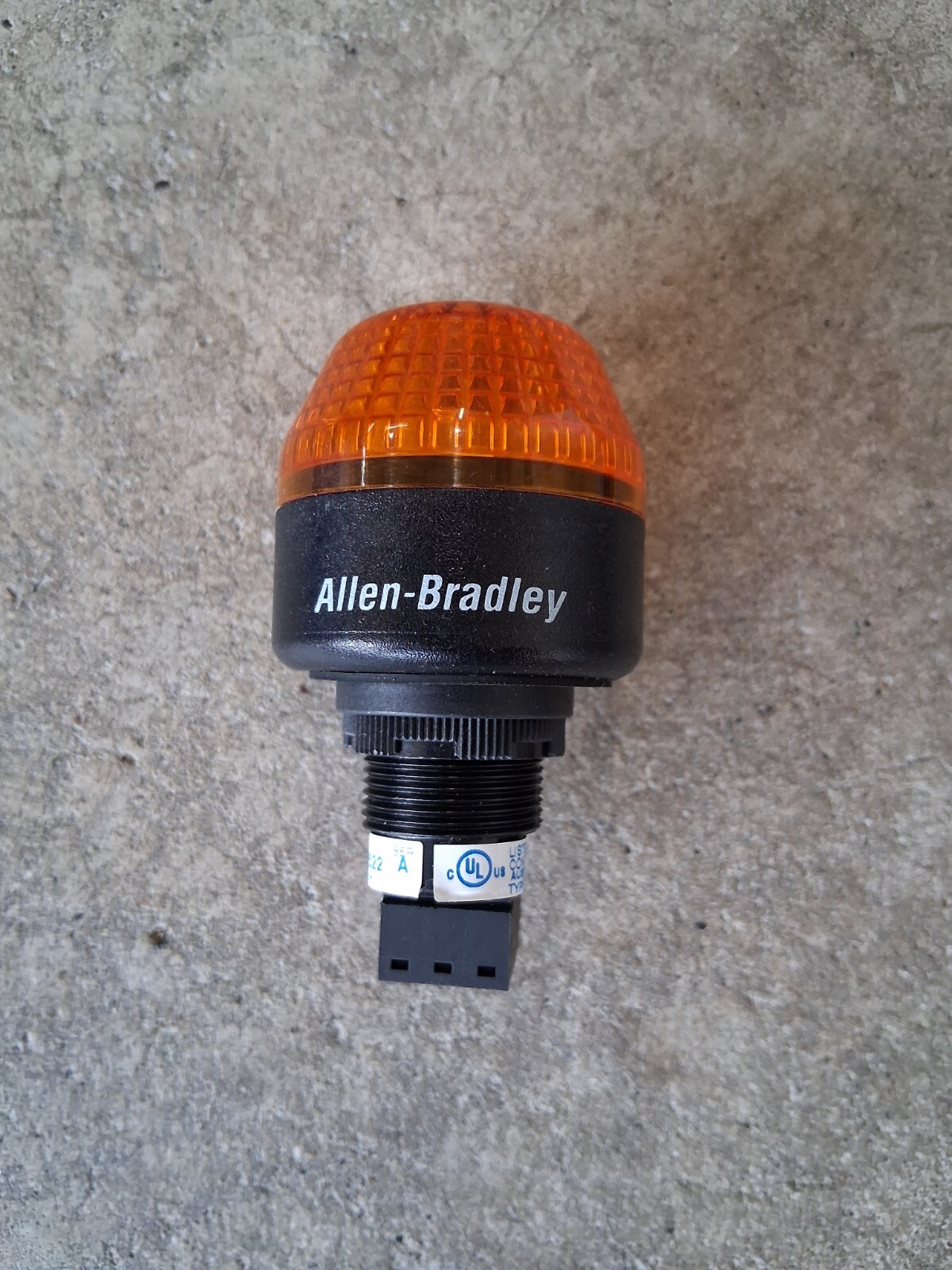 ALLEN BRADLEY 855PB-B24ME522 LED INDICATOR LIGHT AMBER 24V AC/DC