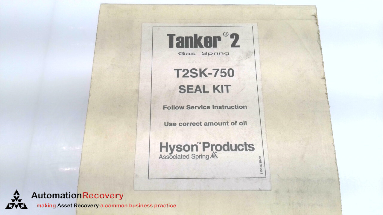 HYSON PRODUCTS T2SK-750, GAS SPRING OIL SEAT KIT, NEW #279512
