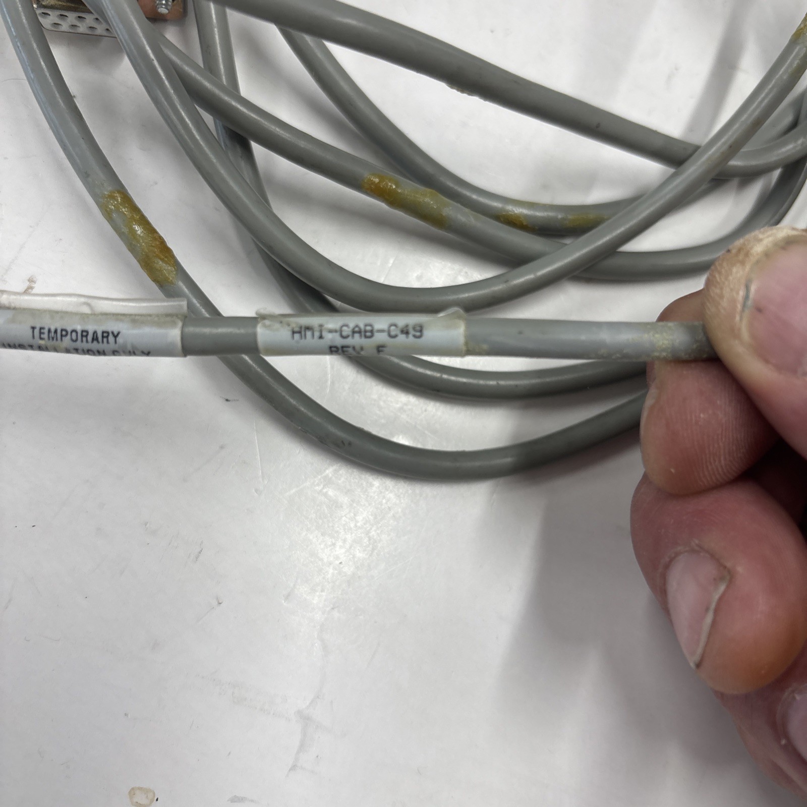 GE HMI-CAB-C49/F Serial Programming Cable TTL to RS232