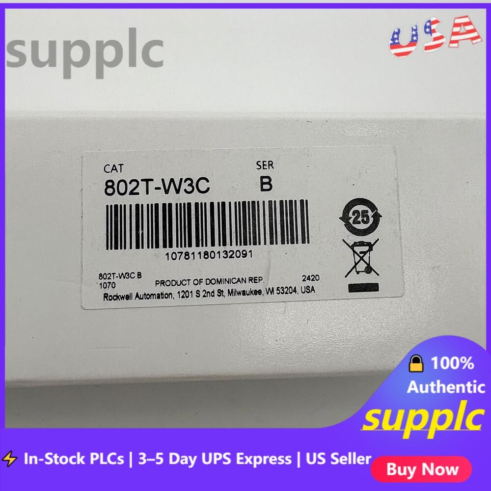802T-W3C New Allen-Bradley Rod Lever 802T Limit Switch Levers in Stock 802TW3C