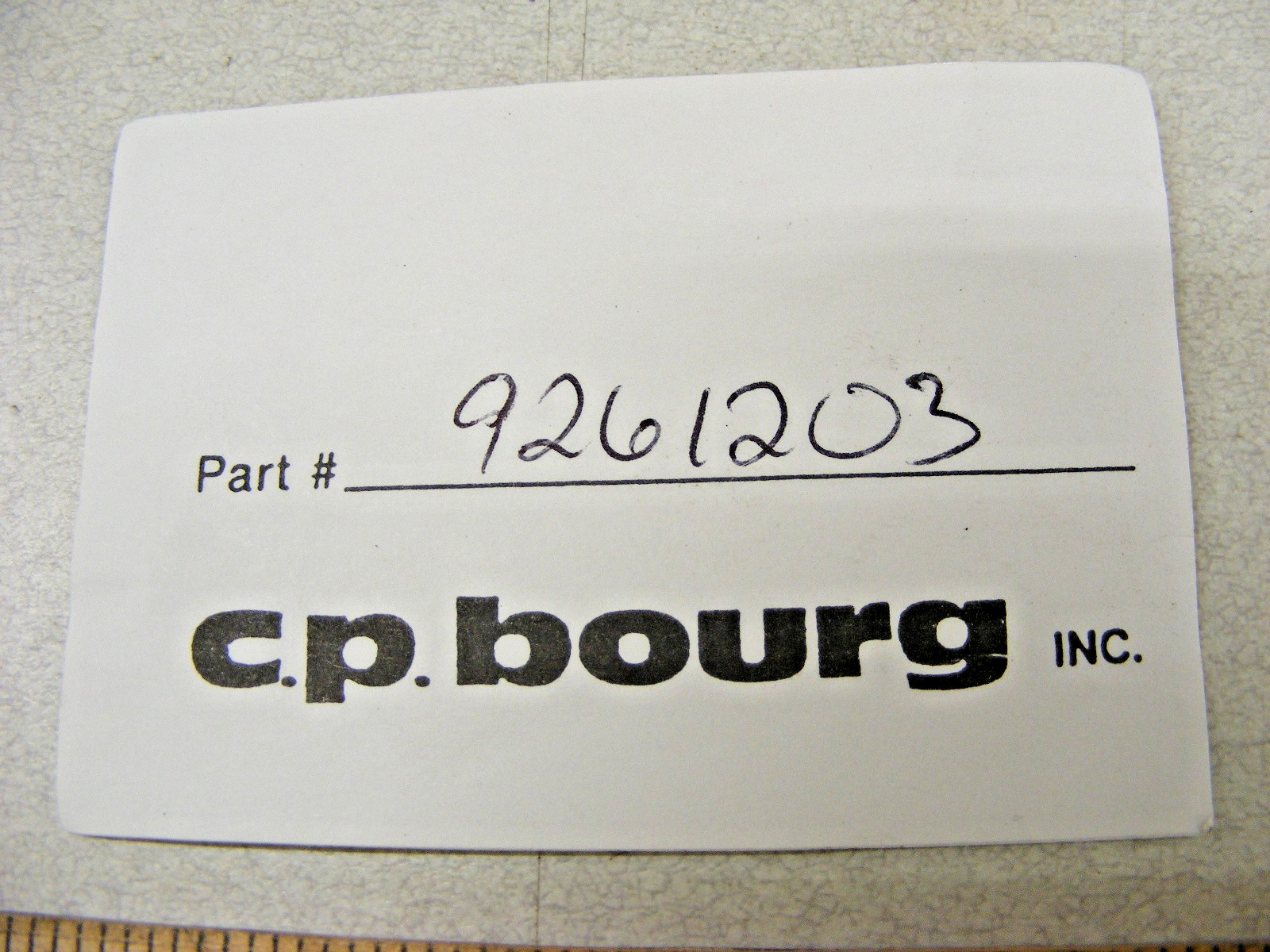 (2) C.P. Bourg 9261203 MOLDED PLASTIC SLIDE FOR 3MM (a72)