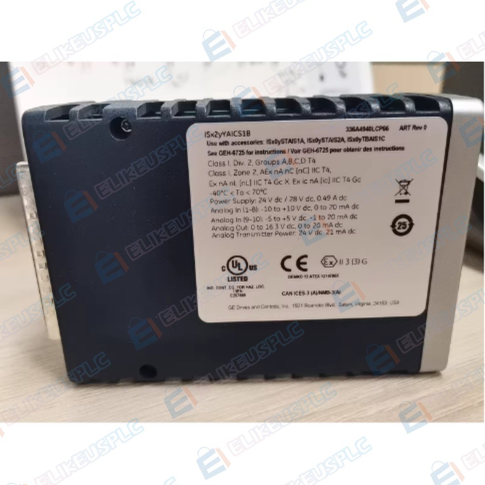 GE IS420YAICS1B Mark VIe analog I/O package, GE, expedited delivery