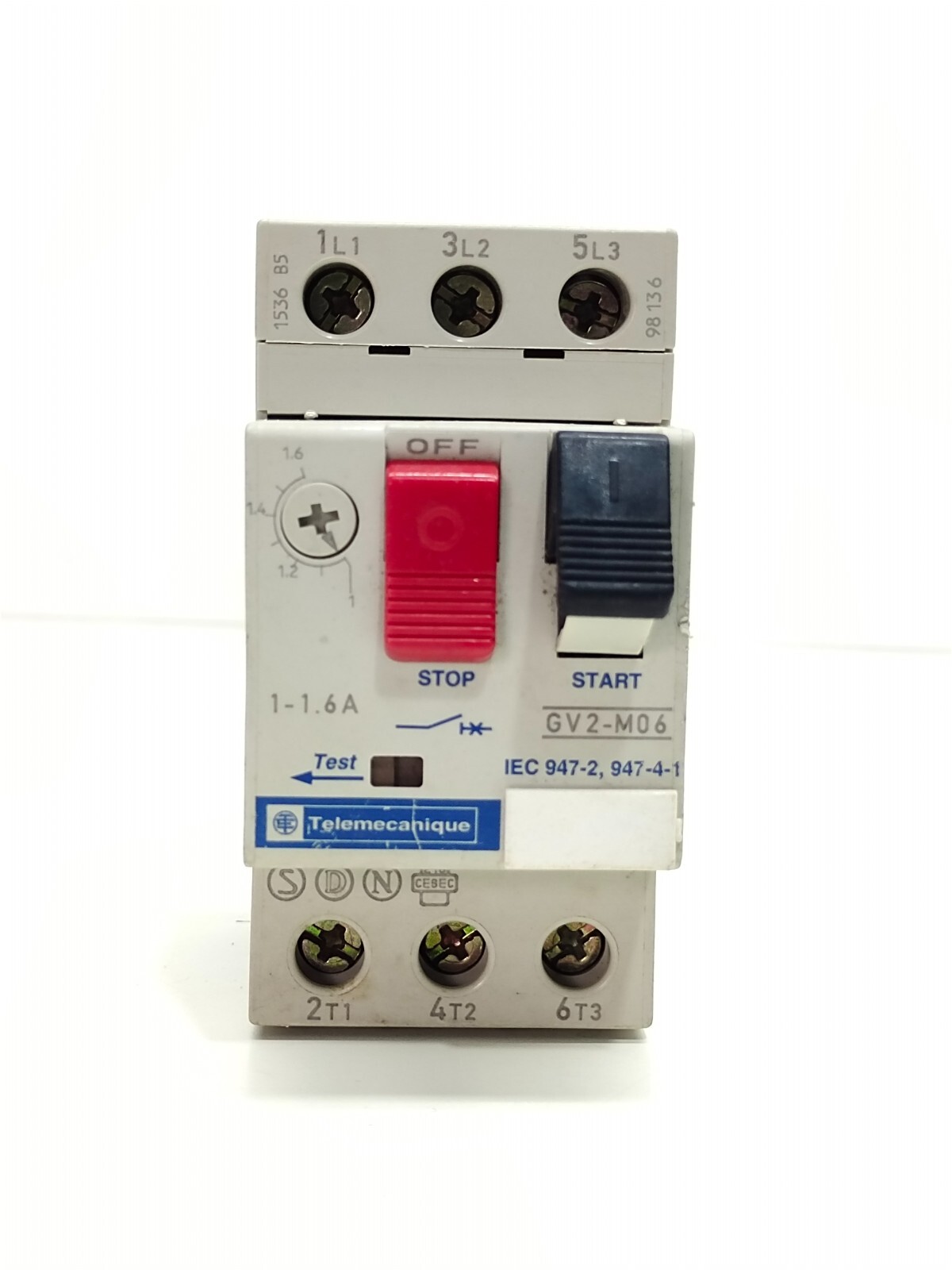 Telemecanique GV2-M06 Manual Motor Starter (FREE SHIPPING)