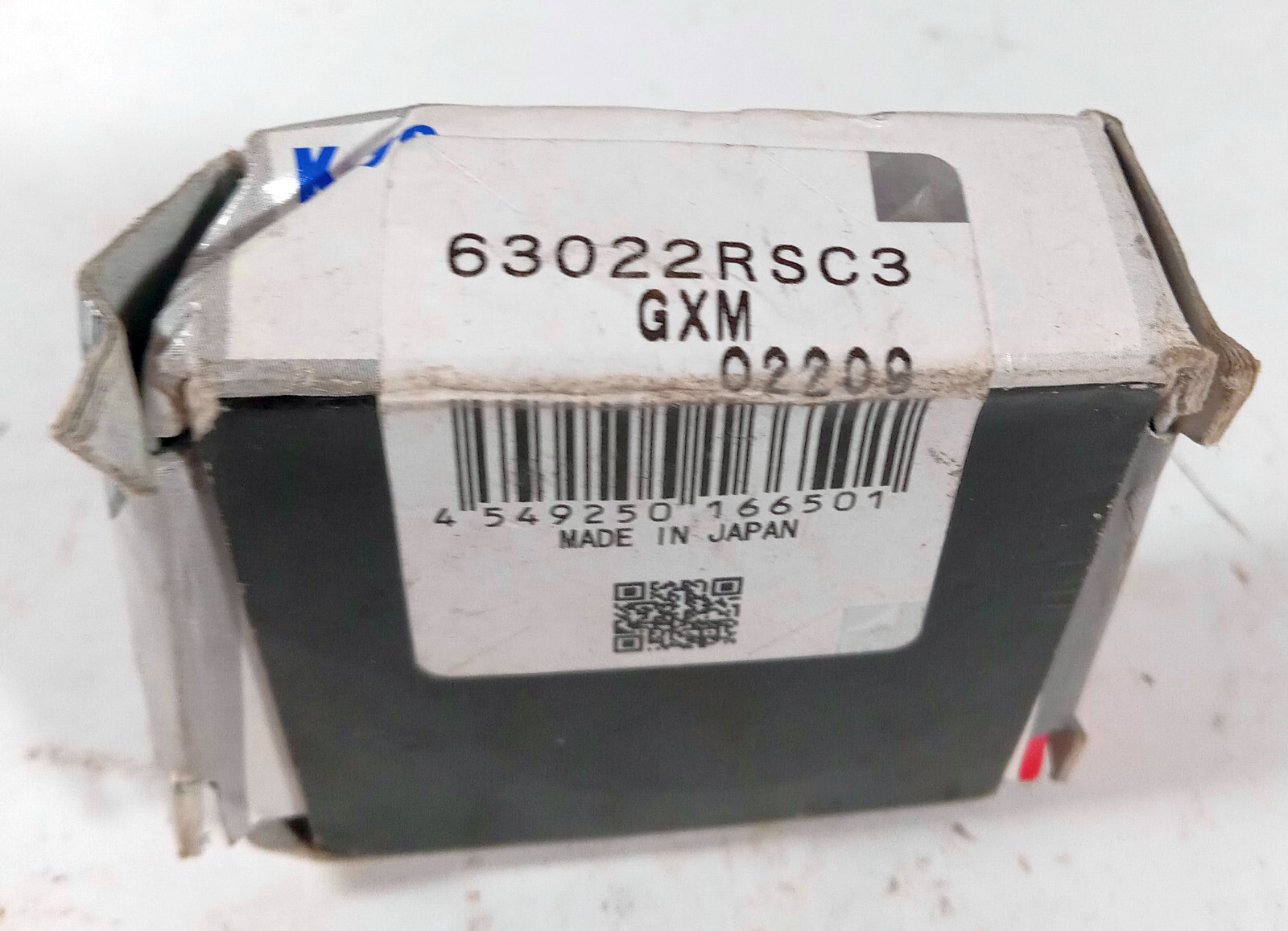 1 NEW KOYO RADIAL BALL BEARING 6302-2RSC3 NIB ***MAKE OFFER***