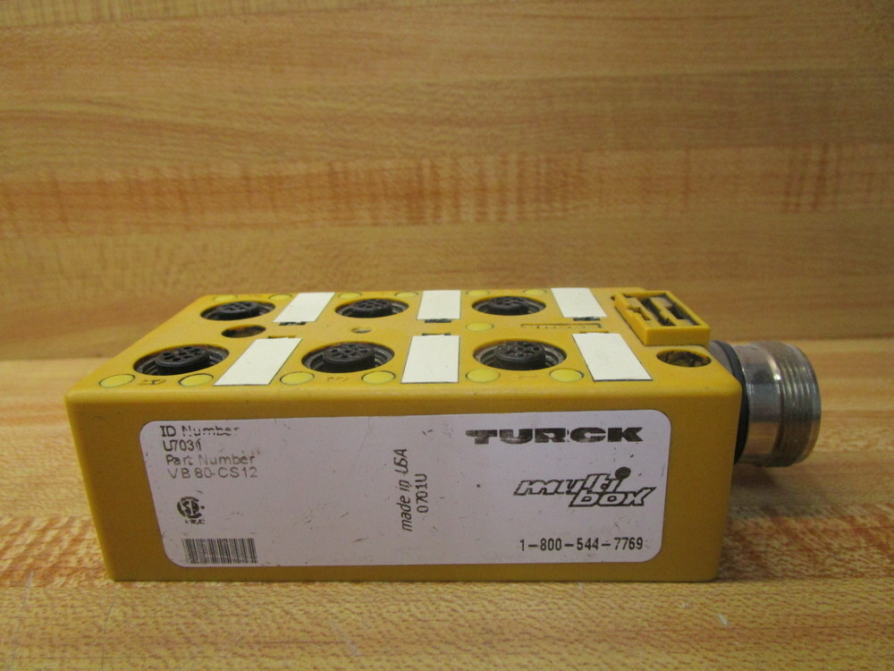 Turck U7031 Terminal Block Connector VB 80-CS12