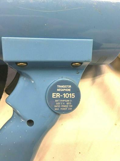 TOA Transistor Megaphone ER-1015 For Parts or Repair Free Shipping