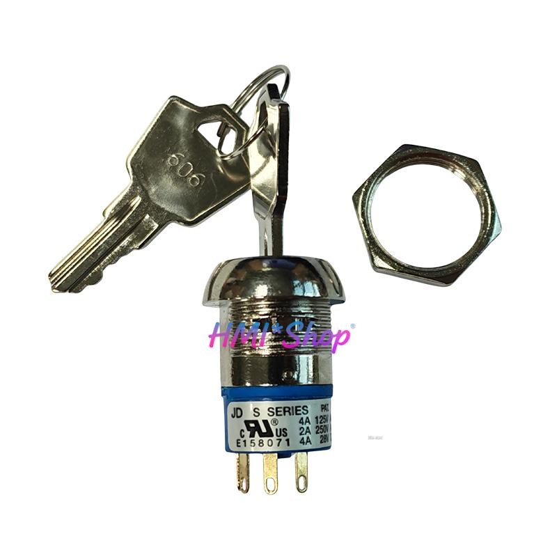 1 Pc. New E158071 For JD S SERIES PAT Three-gear 4Pins Key Switch 3NO