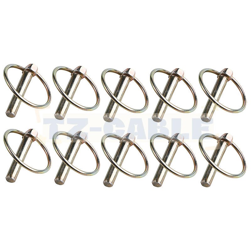 Set of (30) 3/8″ Implement Lynch Pins Fits Three-Point Tractor Hitches