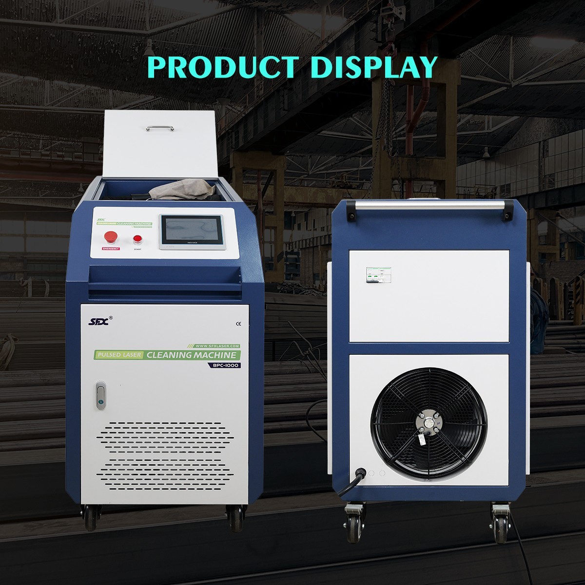 1000W Pulse Laser Cleaning Machine Laser Cleaner for Metal Paint Rust Coating