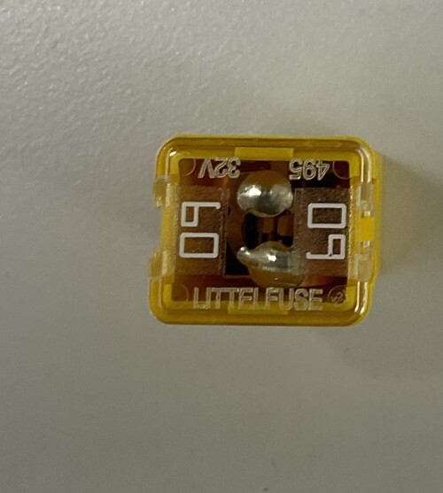Littelfuse jcas60 Lot of 3 60 amp Automotive Fuses (BK156)