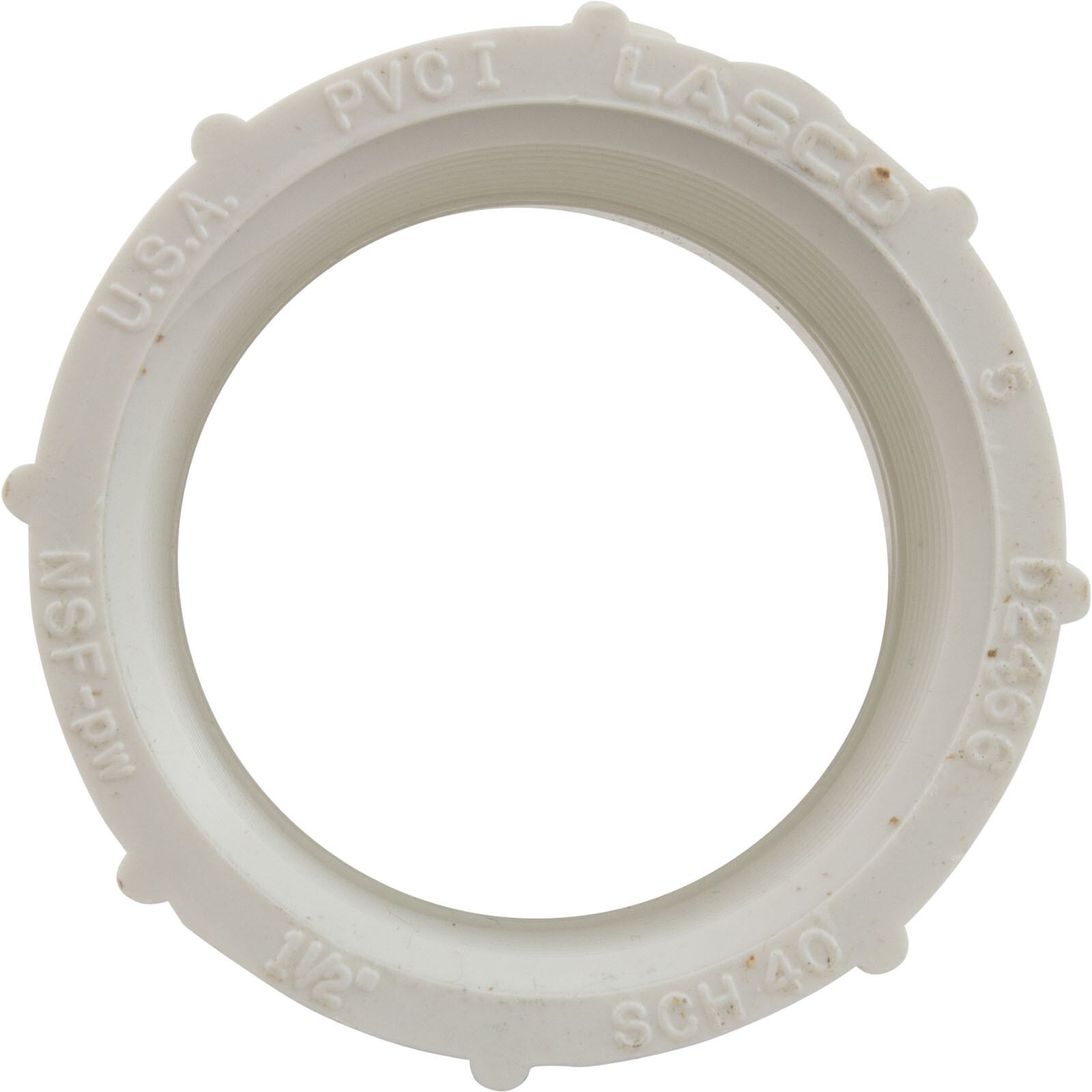 LASCO 435-015 PVC Adapter 1.5 Inch Slip x 1.5 Inch FPT Schedule 40 White