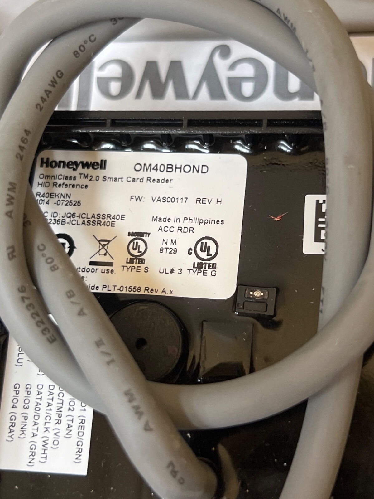 HONEYWELL OMNICLASS OM40BHOND Smart Card Reader