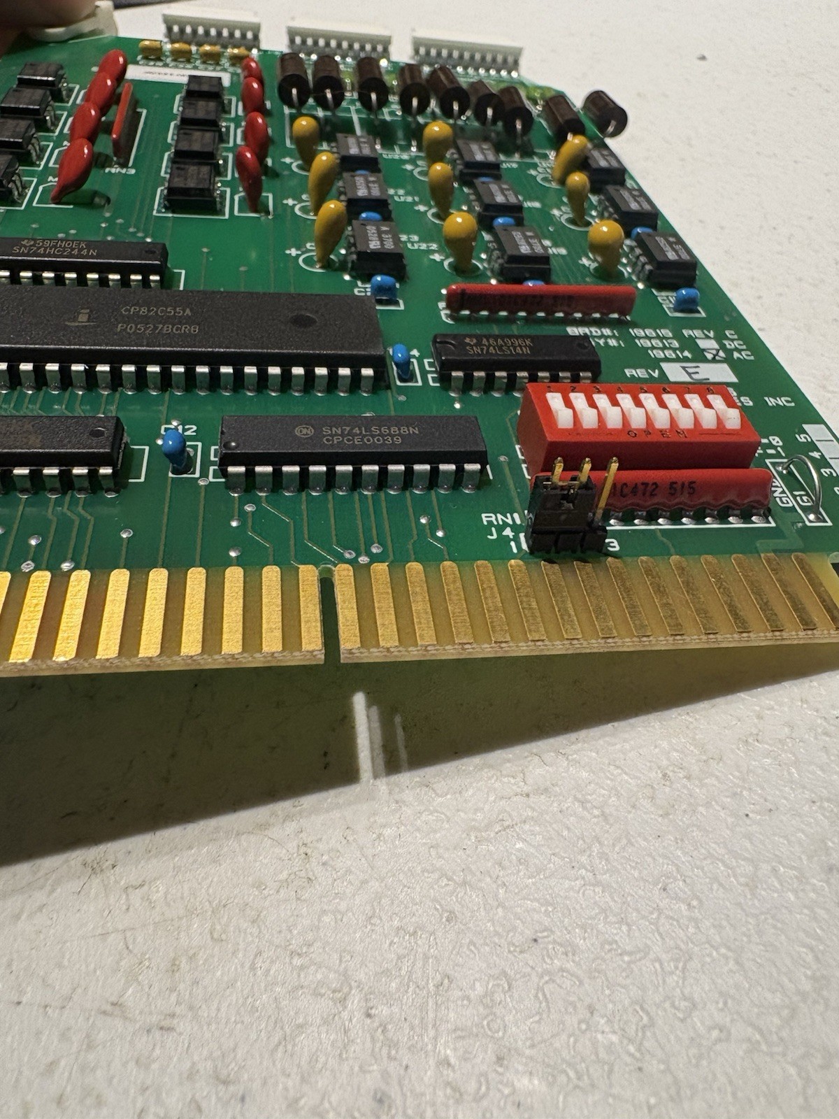 TELESIS TECHNOLOGIES BOARD# ASSY# 19614 AC REV. E NEW-NO BOX 19614