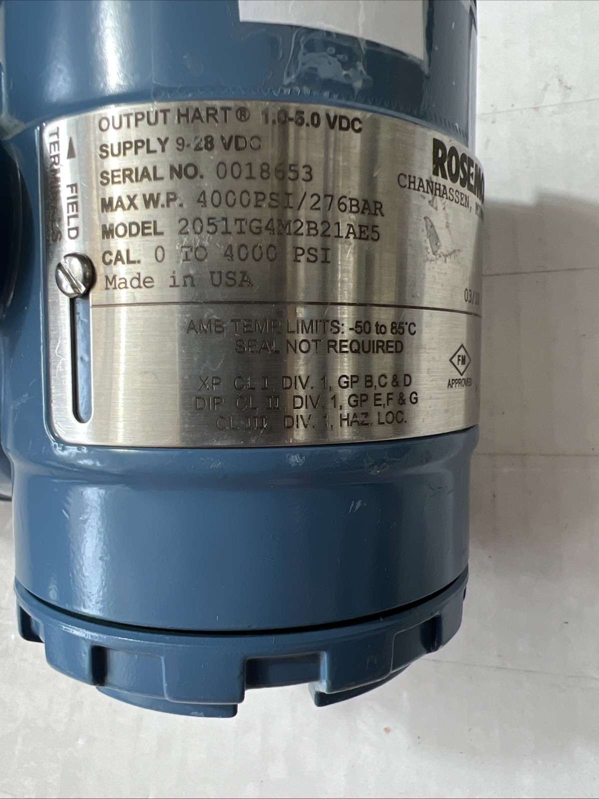 Rosemount 2051TG4M2B21AE5