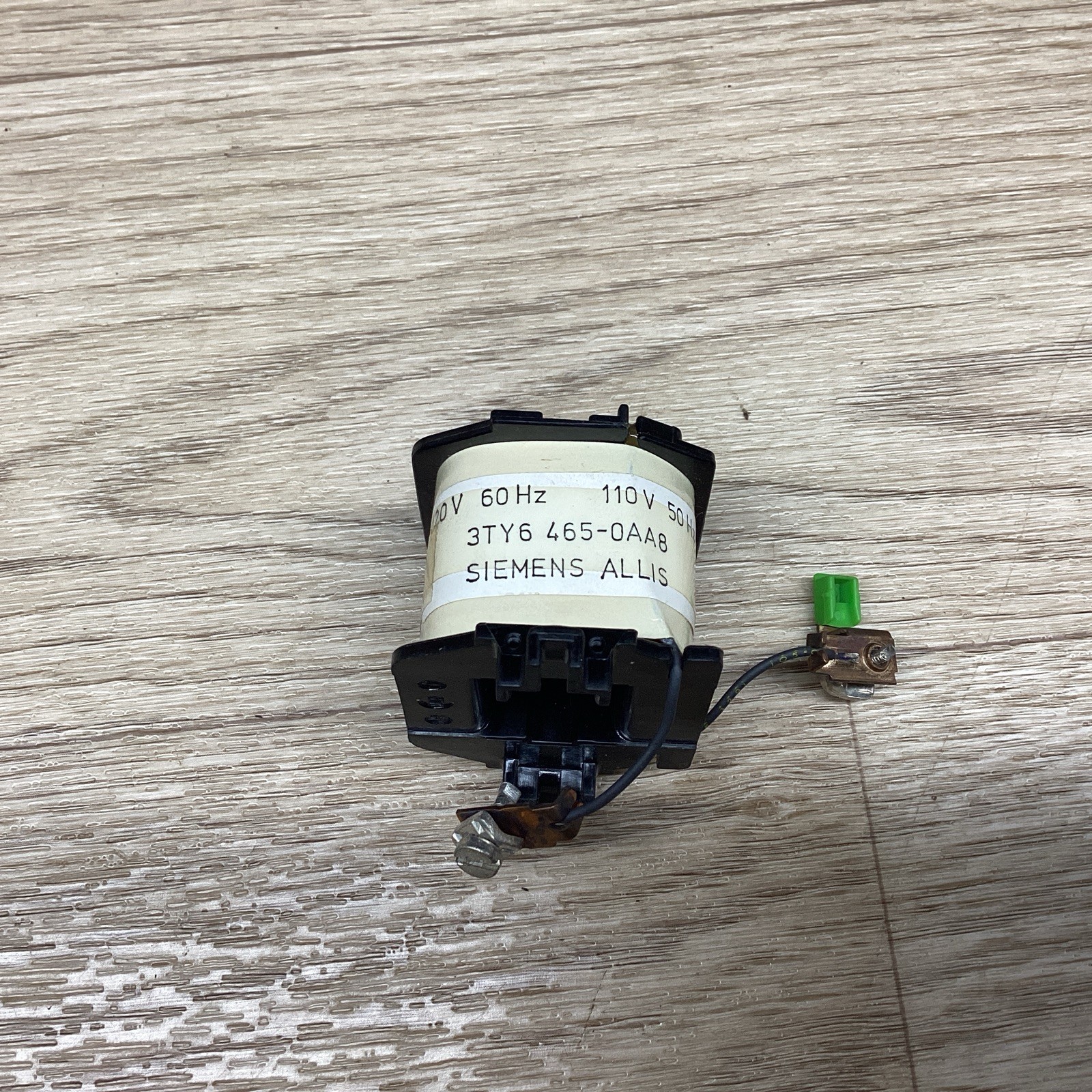 SIEMENS ALLIS 3TY6-465-0AA8 120V 60HZ 110V 50HZ COIL FOR CONTACTOR #819PT142*CO