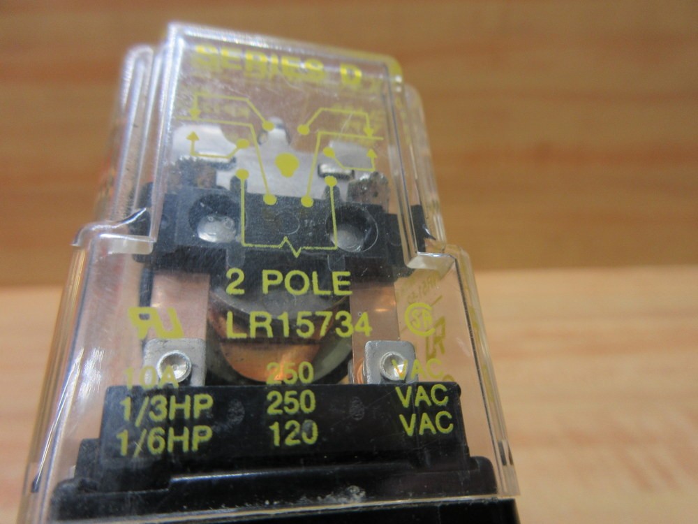 Square D 8501-KP12V20 Relay 48074 8501-KP12V20-120V Series D