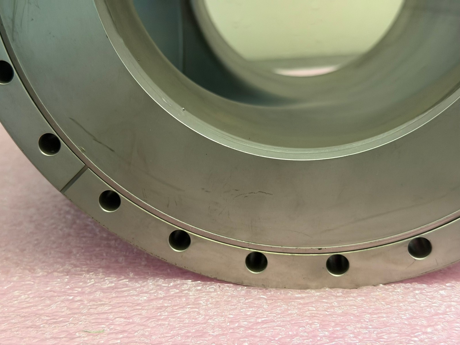 UHV Reducing CF Tee Two 8″ to 10″ Conflats Rotatable Flanges High Vacuum Chamber