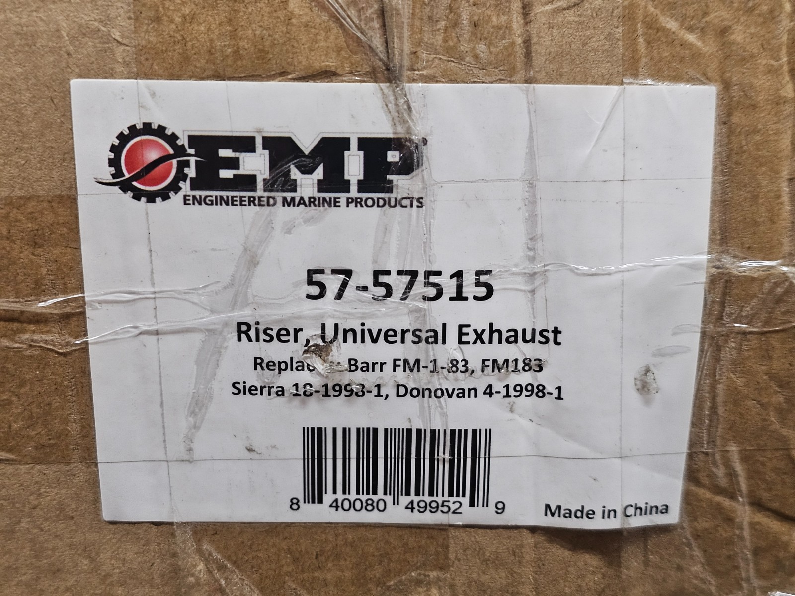 Emp 57-57515 Center Riser Exhaust Elbow for For ﻿Ford Small Block 302-351 C.I.D.