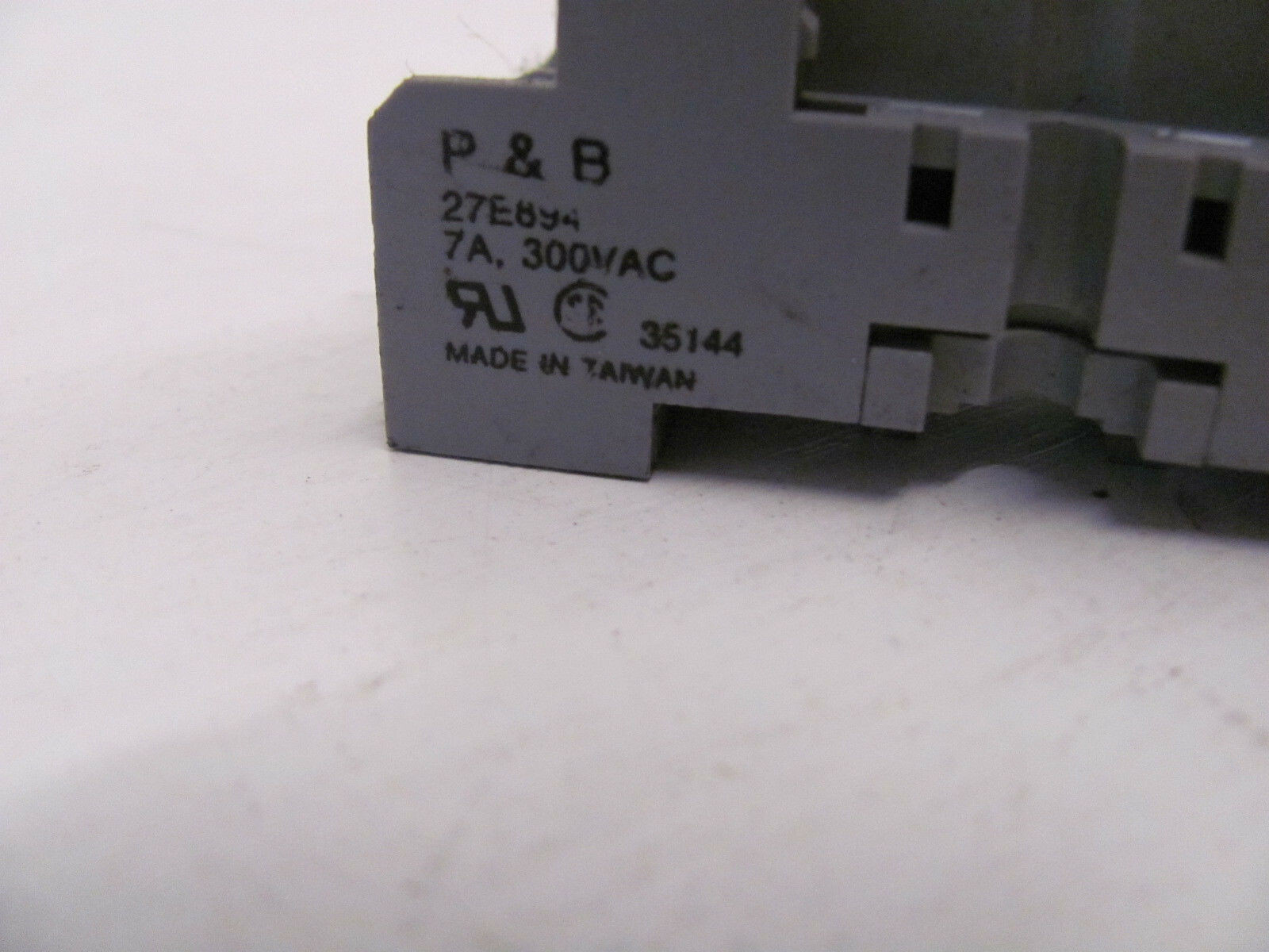 POTTER & BRUMFIELD 27E894 SOCKET /W KHAU-17D11-24 RELAY 24VDC